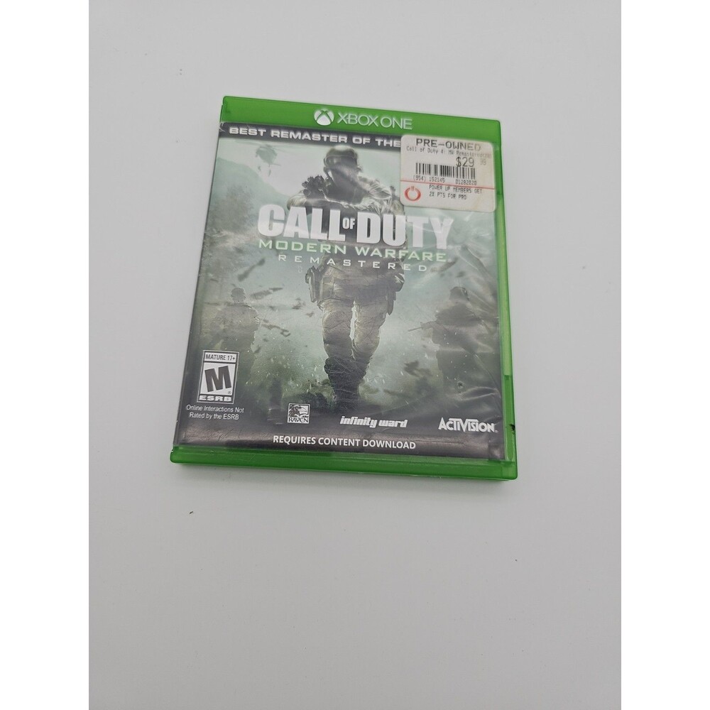 Call of Duty: Modern Warefare - Remastered - Microsoft Xbox One Pre-owned